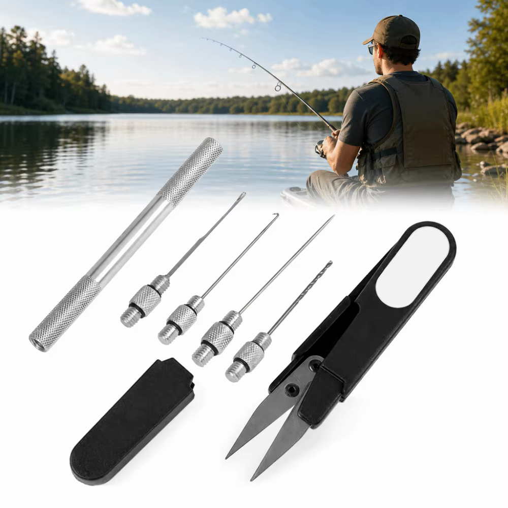 Kit de Señuelos para Boilies con Tijeras, Aguja y Barrena - imagen 5