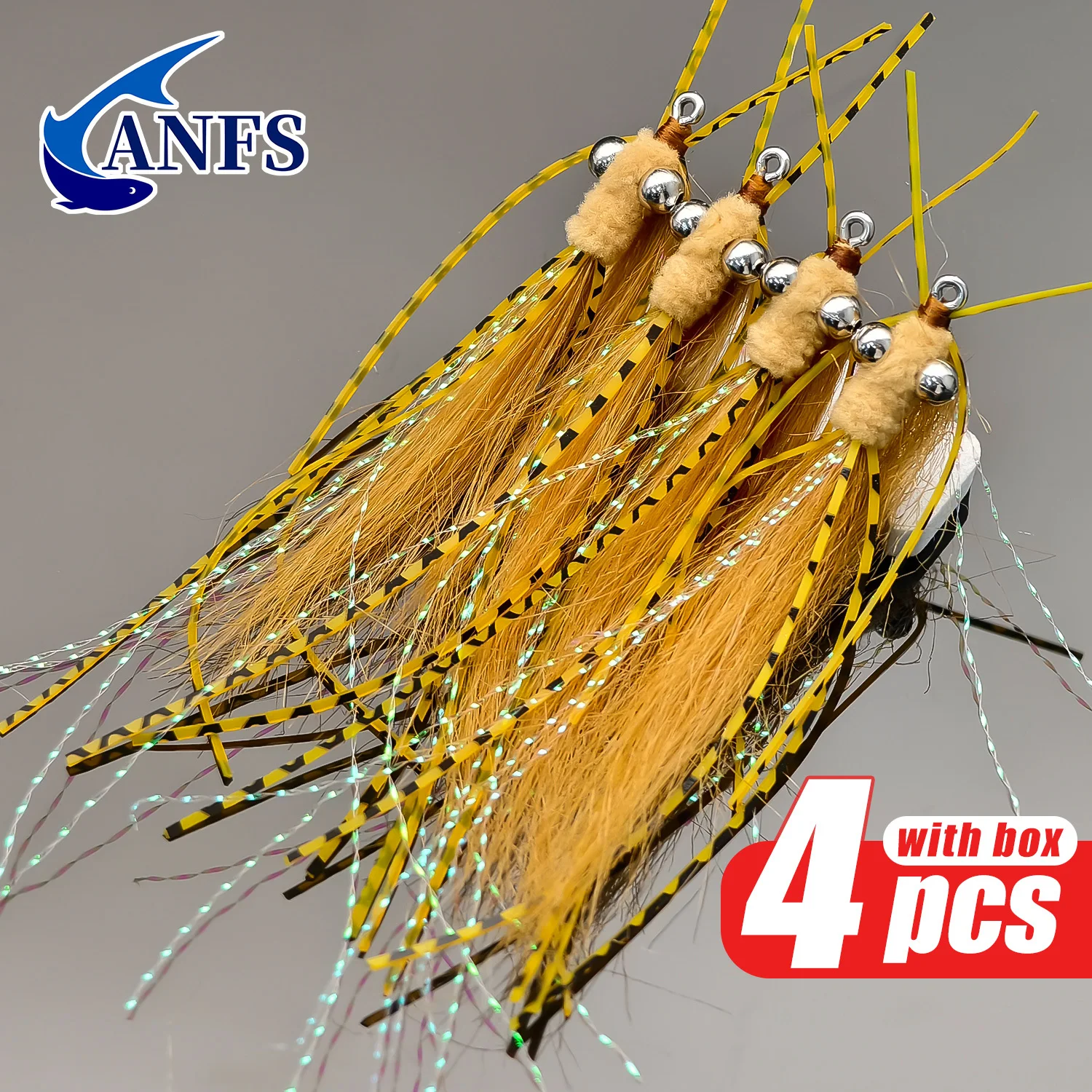 Moscas húmedas atadas a mano ANFS en caja – para pesca con mosca - imagen 3