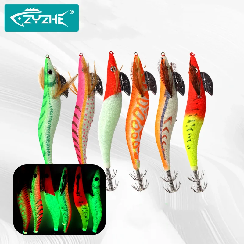Jig calamar luminoso ZYZHE forma de pulpo