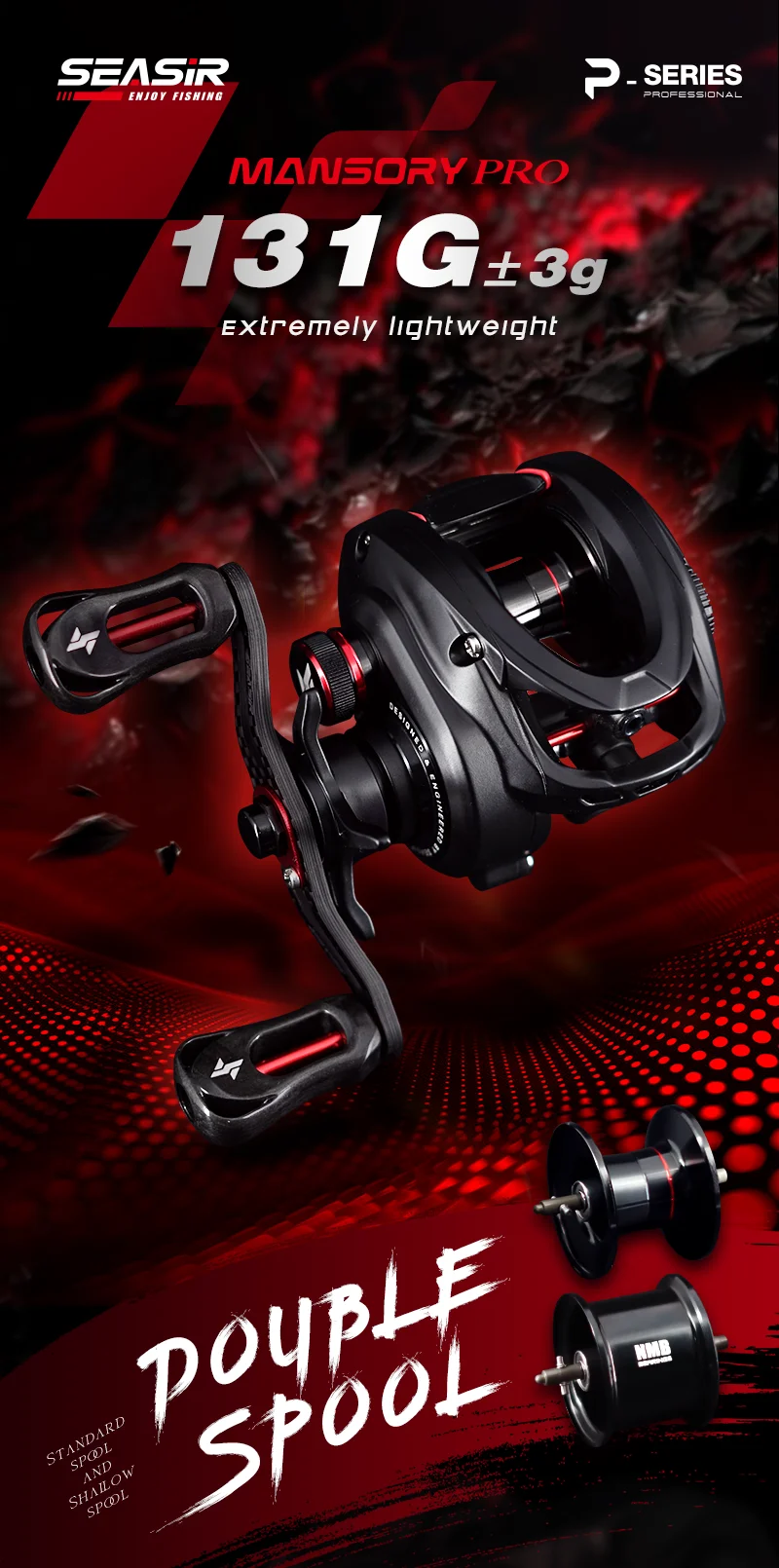 Vista general del carrete SEASIR MANSORY PRO 131G