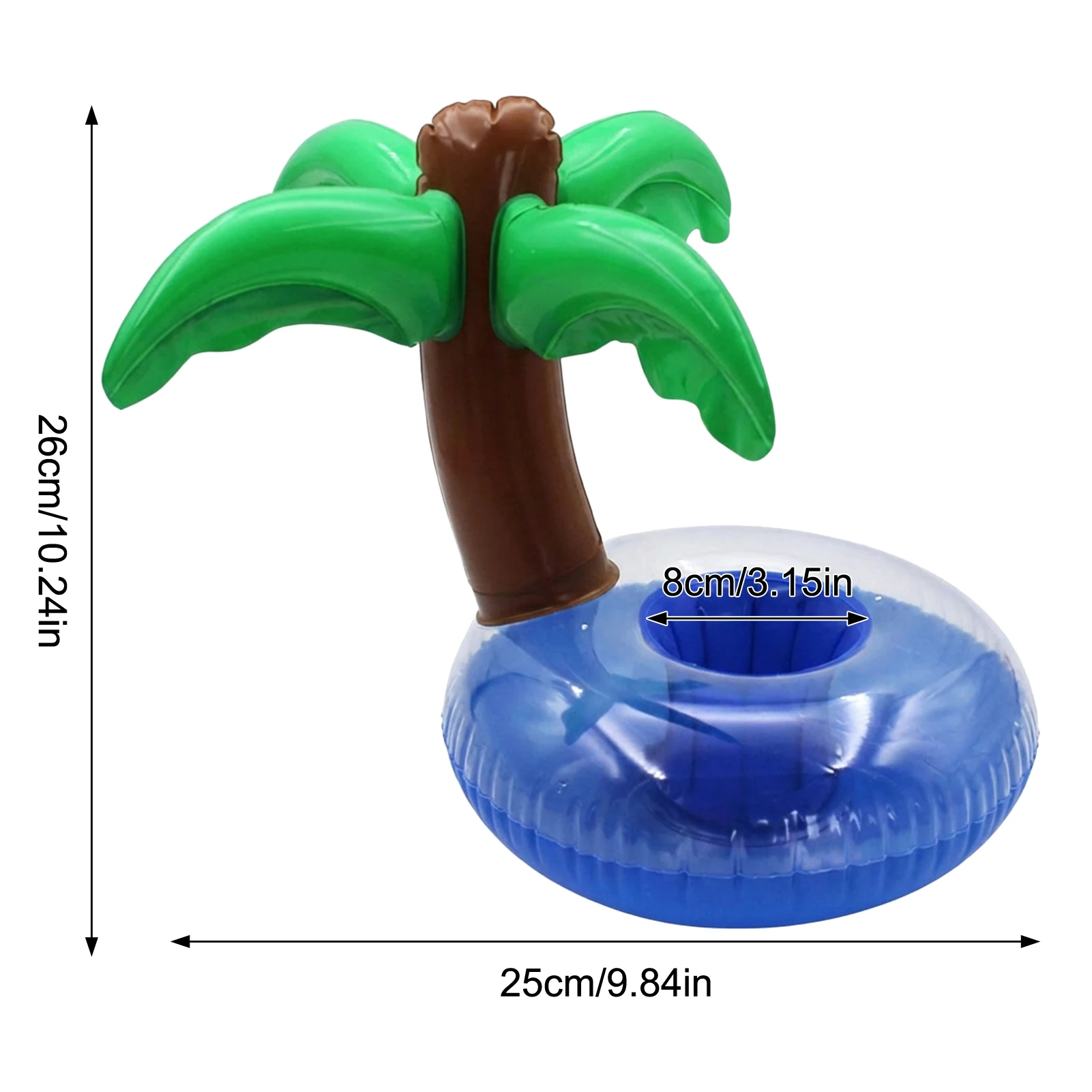 Firebird Portavasos inflable PVC flotante – soporte para bebida - imagen 5