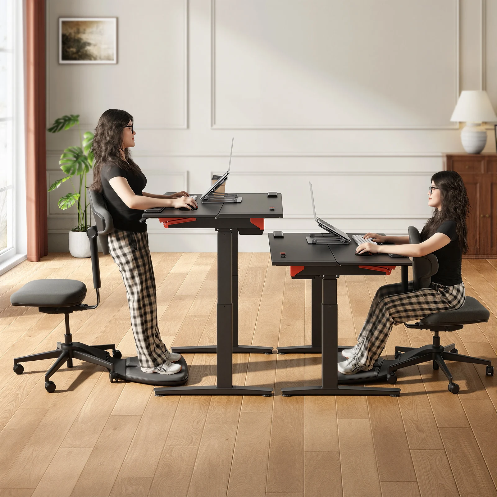 Silla NEWTRAL MT-M sin brazos, diseño compacto