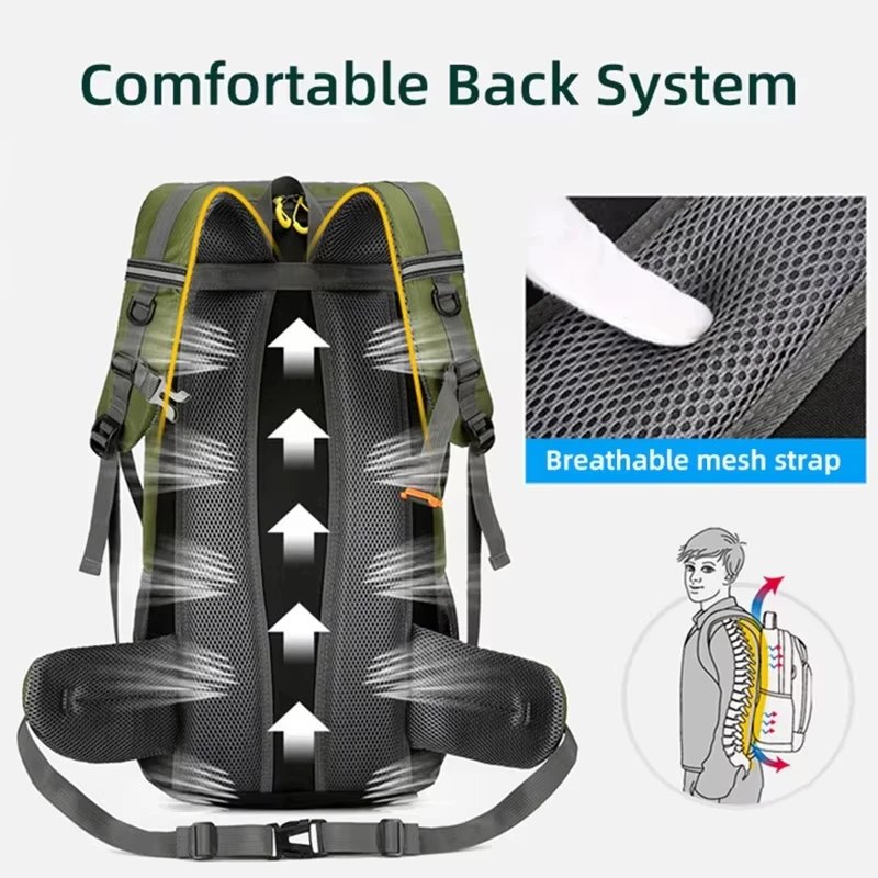 Mochila resistente para pesca, trekking y camping - imagen 2