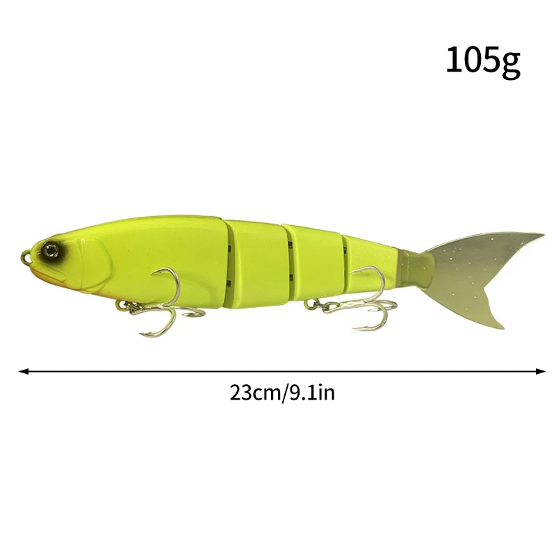 Balam Madness Swimbait gigante articulado para pesca en agua salada