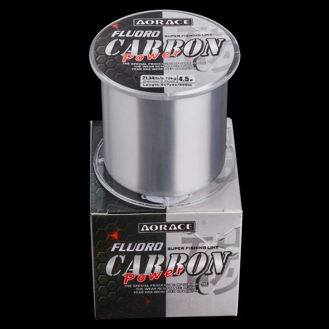 Línea de fluorocarbono líder carbono hundimiento para pesca