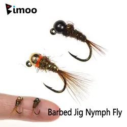 Bimoo Jig Head Tungsteno – Cebo ninfa Pheasant Tail para trucha