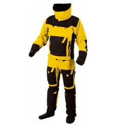 Traje seco impermeable 2 en 1 con cremallera para kayak – Látex sellado