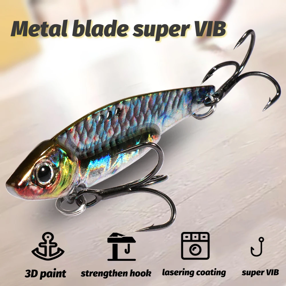 Cuchara Spinner Metálica – Señuelo VIB de Hundimiento - imagen 4
