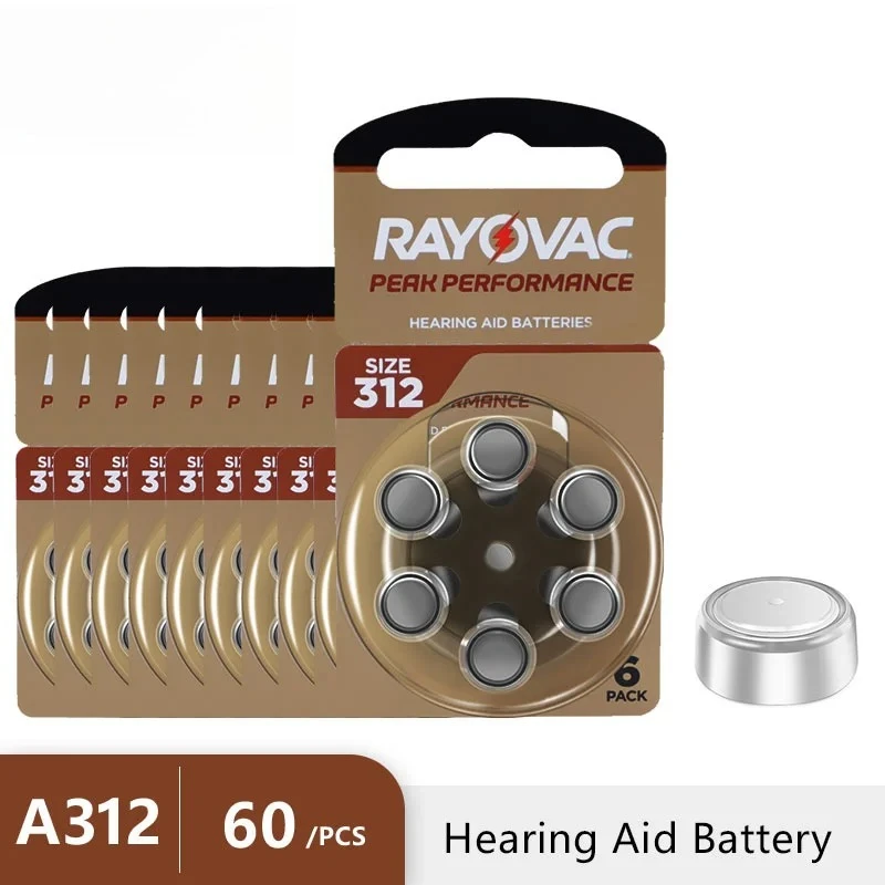 Baterías Rayovac PEAK 312 para audífonos de aire zinc - imagen 4