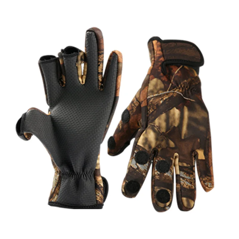 Guantes de pesca 3 dedos antiviento y antideslizantes - imagen 5