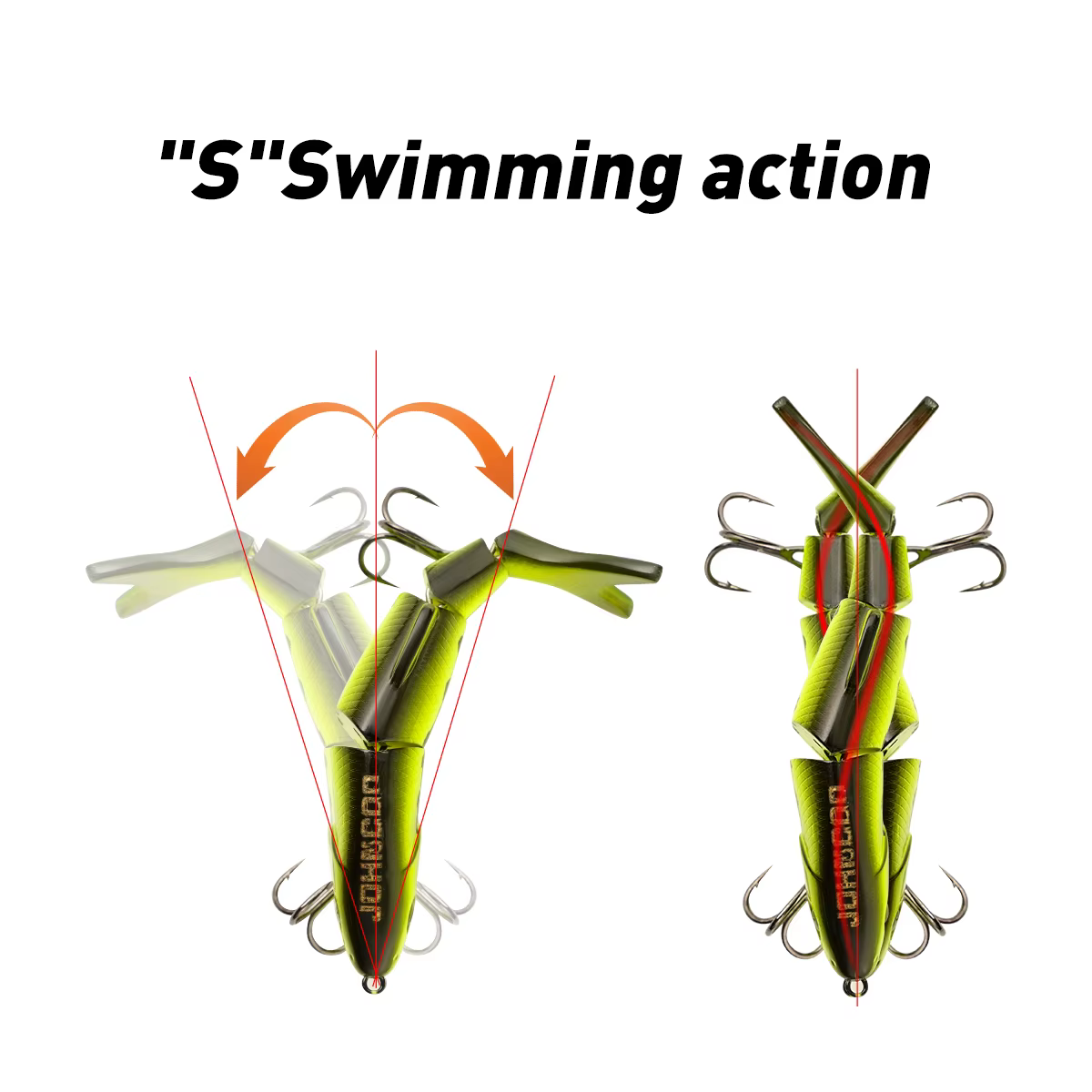 Crankbait multisección – Hundimiento lento para lubina - imagen 3
