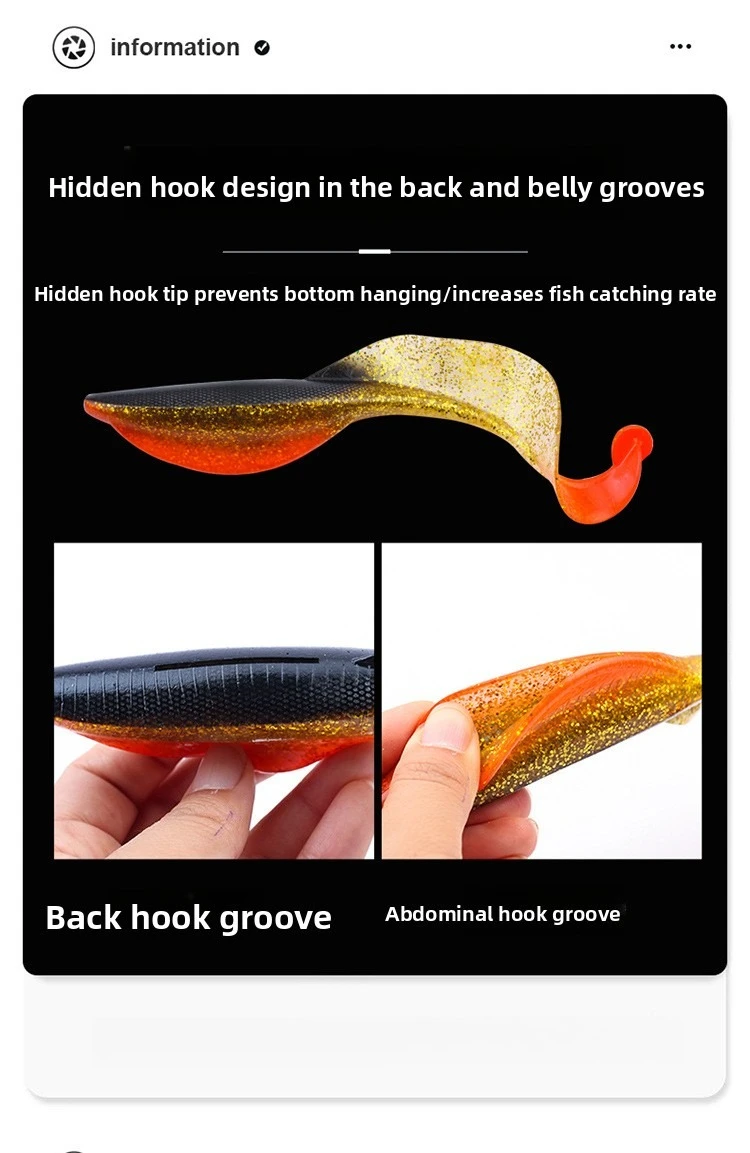 Señuelo Dragon Grub en acción bajo el agua