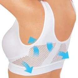 Sujetador deportivo transpirable con almohadillas para mujer