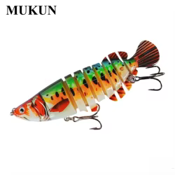 Señuelo Minnow Segmentado MUKUN 108mm Flotante para Lubina