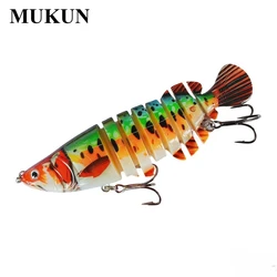 Señuelo Minnow Segmentado MUKUN 108mm Flotante para Lubina