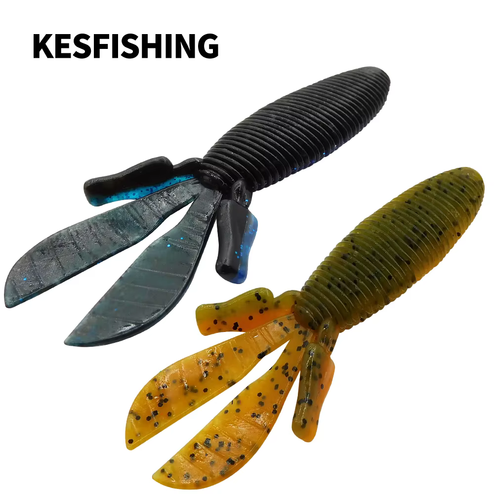 KESFISHING MD Craw Vinilo Aromatizado para Lucio y Lucioperca