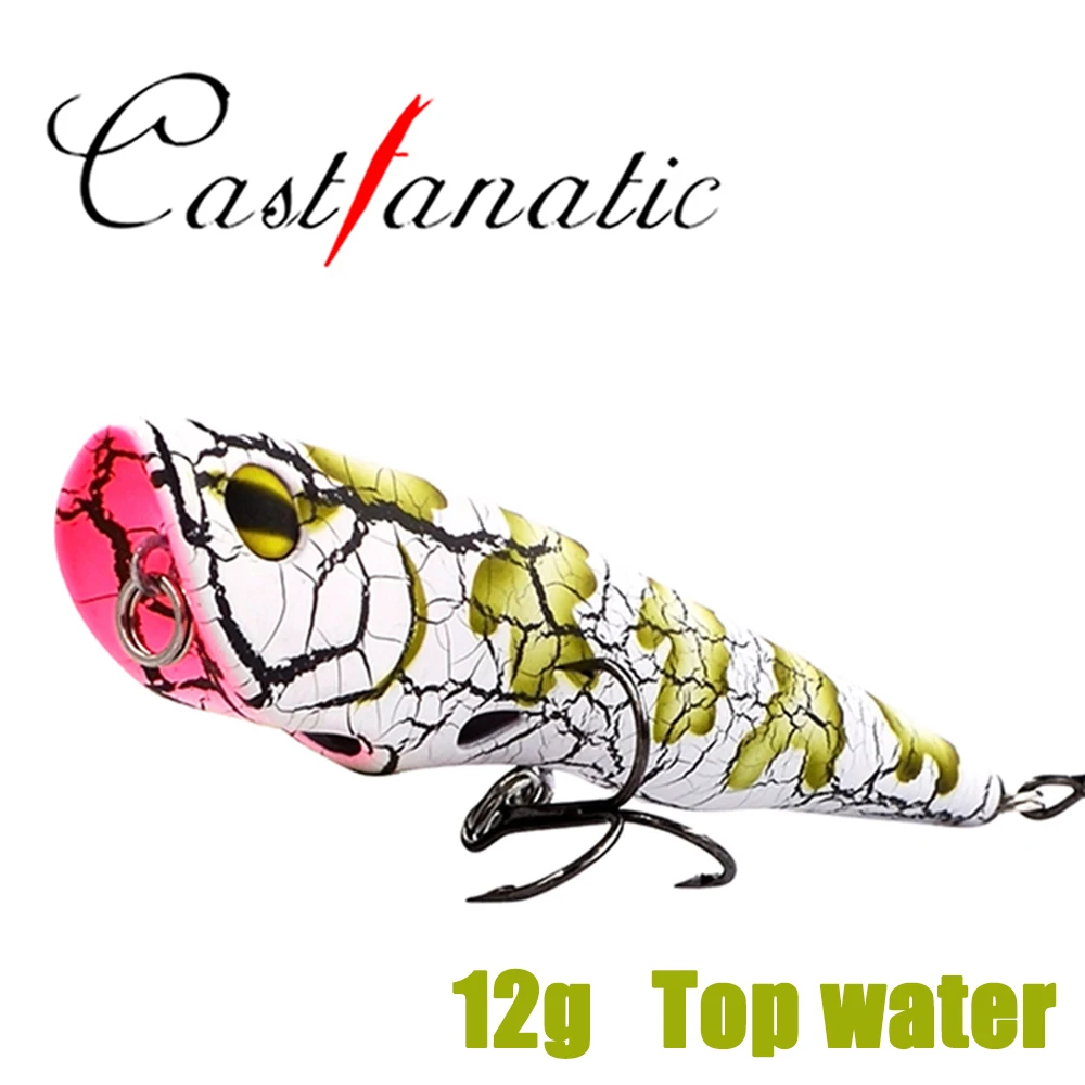 Castfanatic JS90 Popper Topwater – Señuelo flotante para lubina - imagen 3