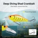 Señuelo Minnow de buceo profundo para lubina, cebo ABS - imagen 2