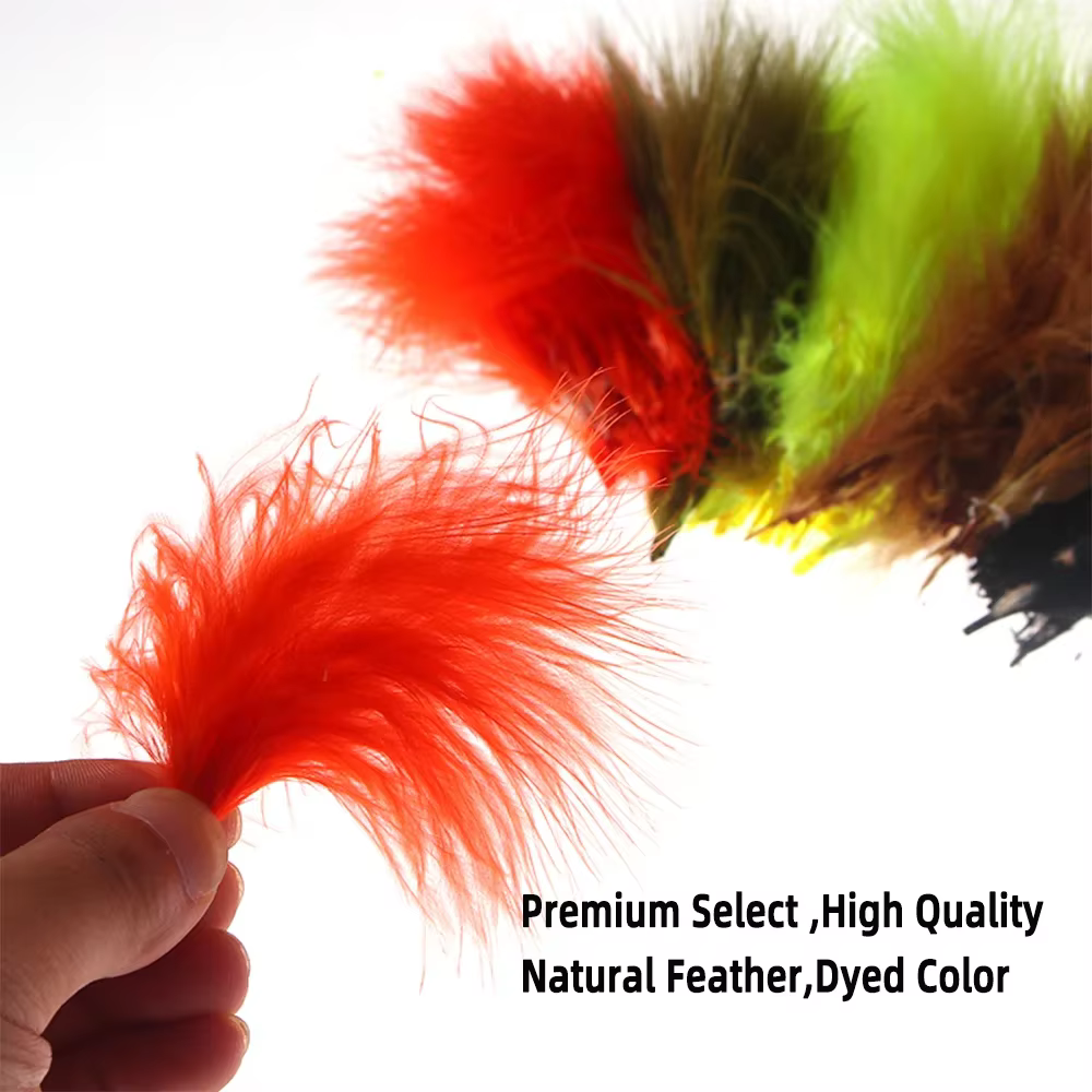 Wifreo Plumas de Marabú – Kit para Atar Moscas de Pesca - imagen 5