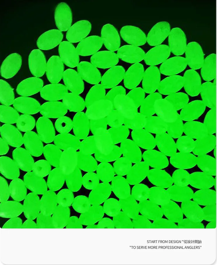 Cuentas luminosas y cinta fluorescente para rigs Texas y Drop Shot - imagen 2