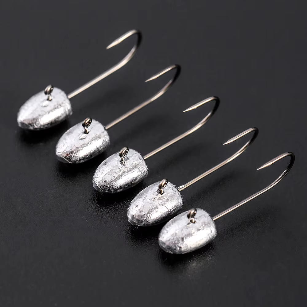 JohnCOO Anzuelos Jig Head – Peso ligero para vinilo - imagen 5