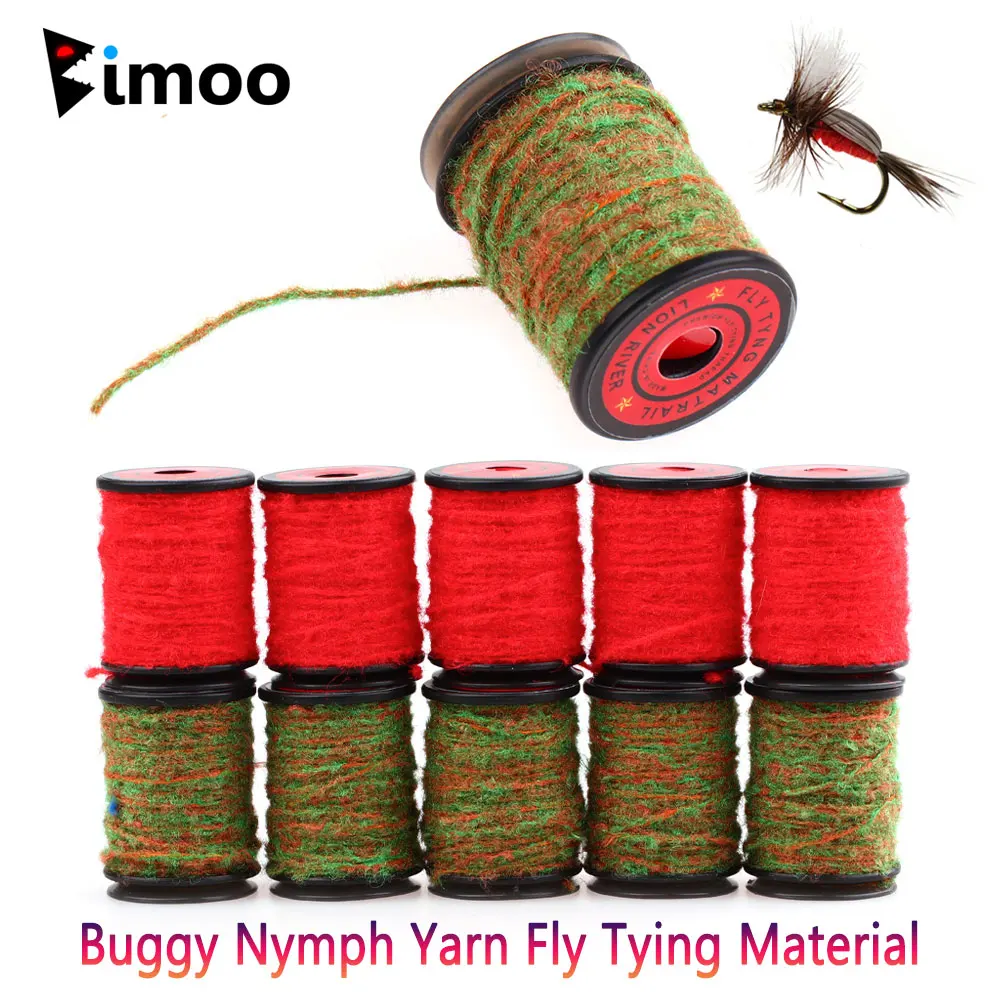Bimoo Ninfa con Hilo Mayfly y Caddisfly – Señuelos para Trucha - imagen 2
