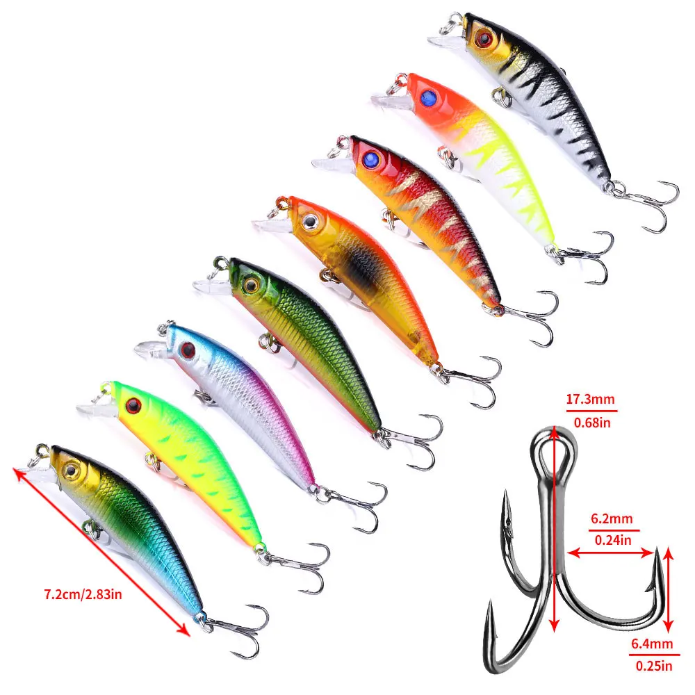 Set señuelos plástico duro – Crankbaits y Swimbaits para depredadores - imagen 5