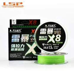 LSP Thunderstorm Pro PE línea trenzada 8 hebras para carpa mar y dulce