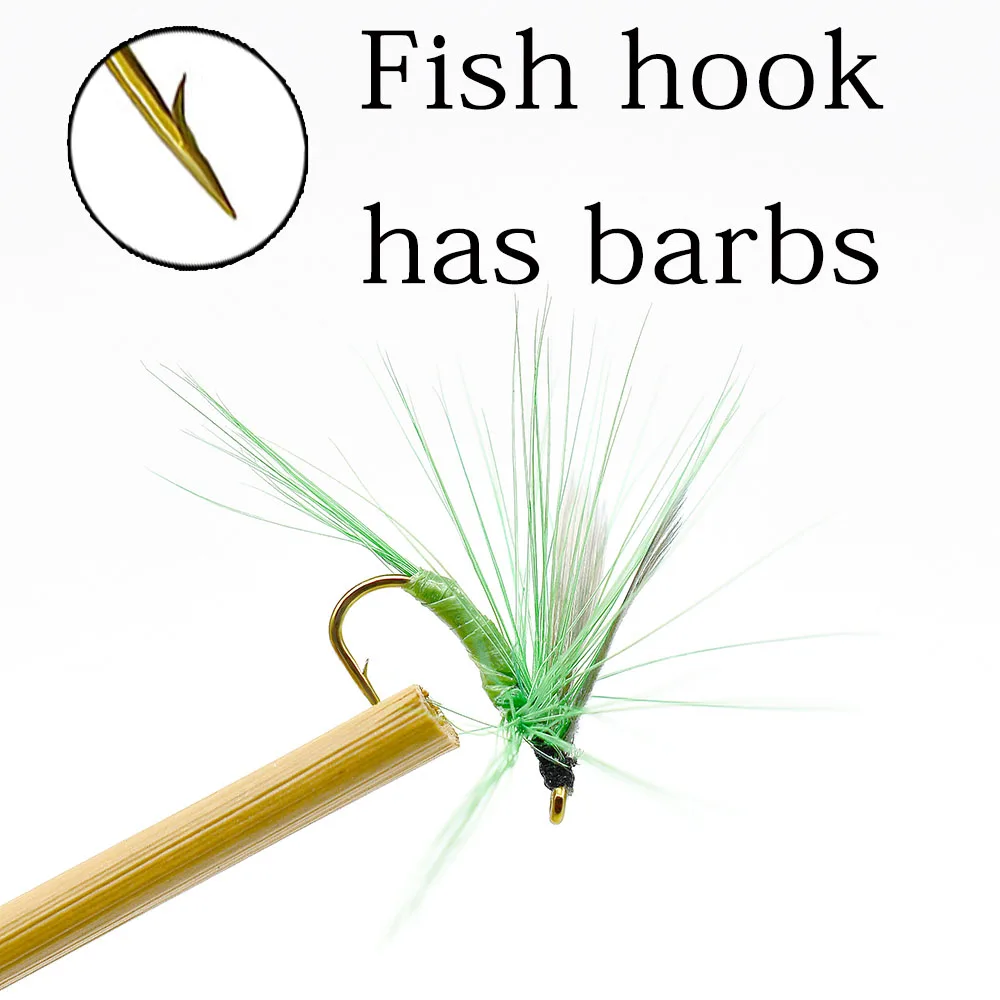MNFT Mosca Green Mayfly Mosquito Nymph para pesca - imagen 2