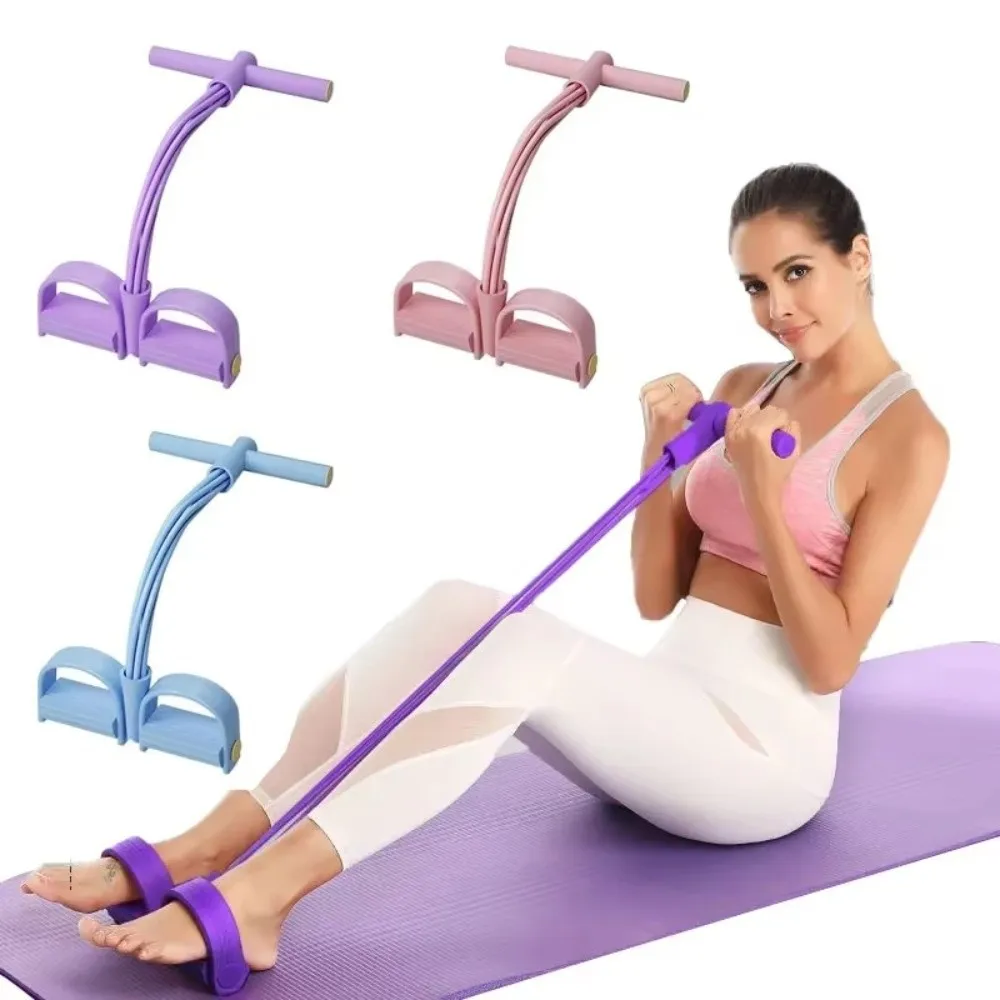 Pedales de yoga multifunción con cuerda de tensión y bandas de látex - imagen 5