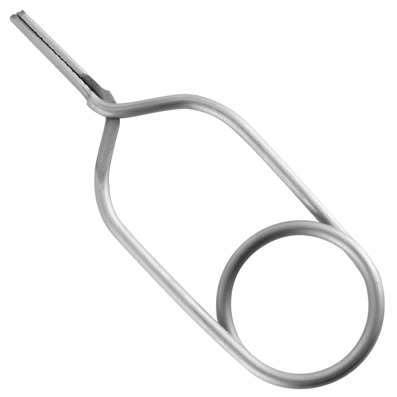 Alicates para atar moscas Dr.Fish – Acero inoxidable con clip plumas