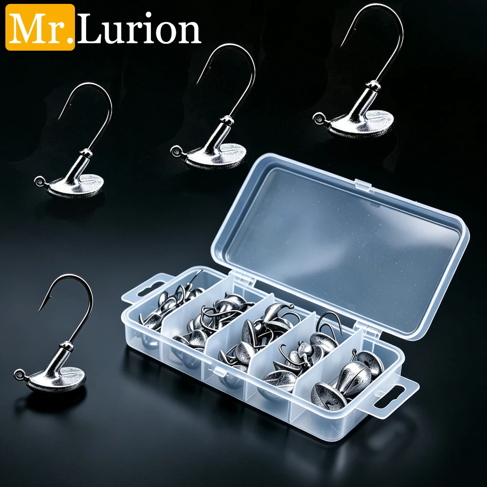 MrLurion Anzuelos Jig Head con giro y para vinilos profundos - imagen 5