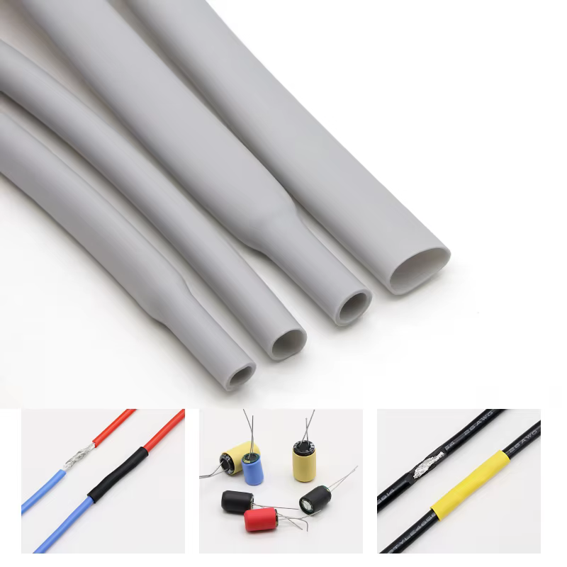 Tubo Termocontraíble de Silicona Gris – Protector de Nudos para Pesca - imagen 2