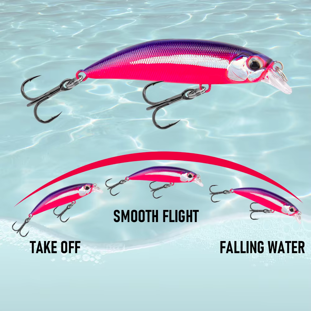 Crankbait Minnow hundente – Señuelo duro para pesca en agua salada - imagen 4