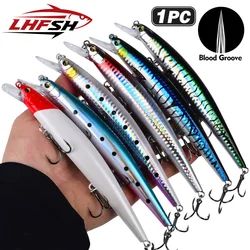 Jerkbait Minnow Hundible LHFSH – Señuelo duro con imán para lubina