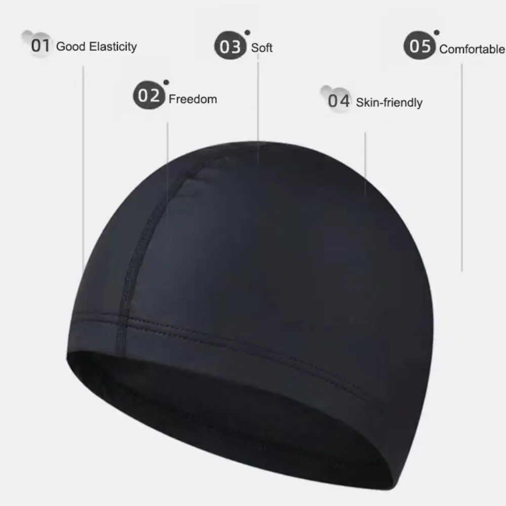Gorro de natación de secado rápido elástico suave, unisex - imagen 5