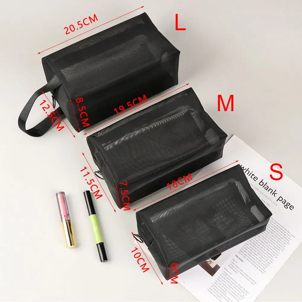 Bolsa de cosméticos de malla para organizador de viaje - imagen 5