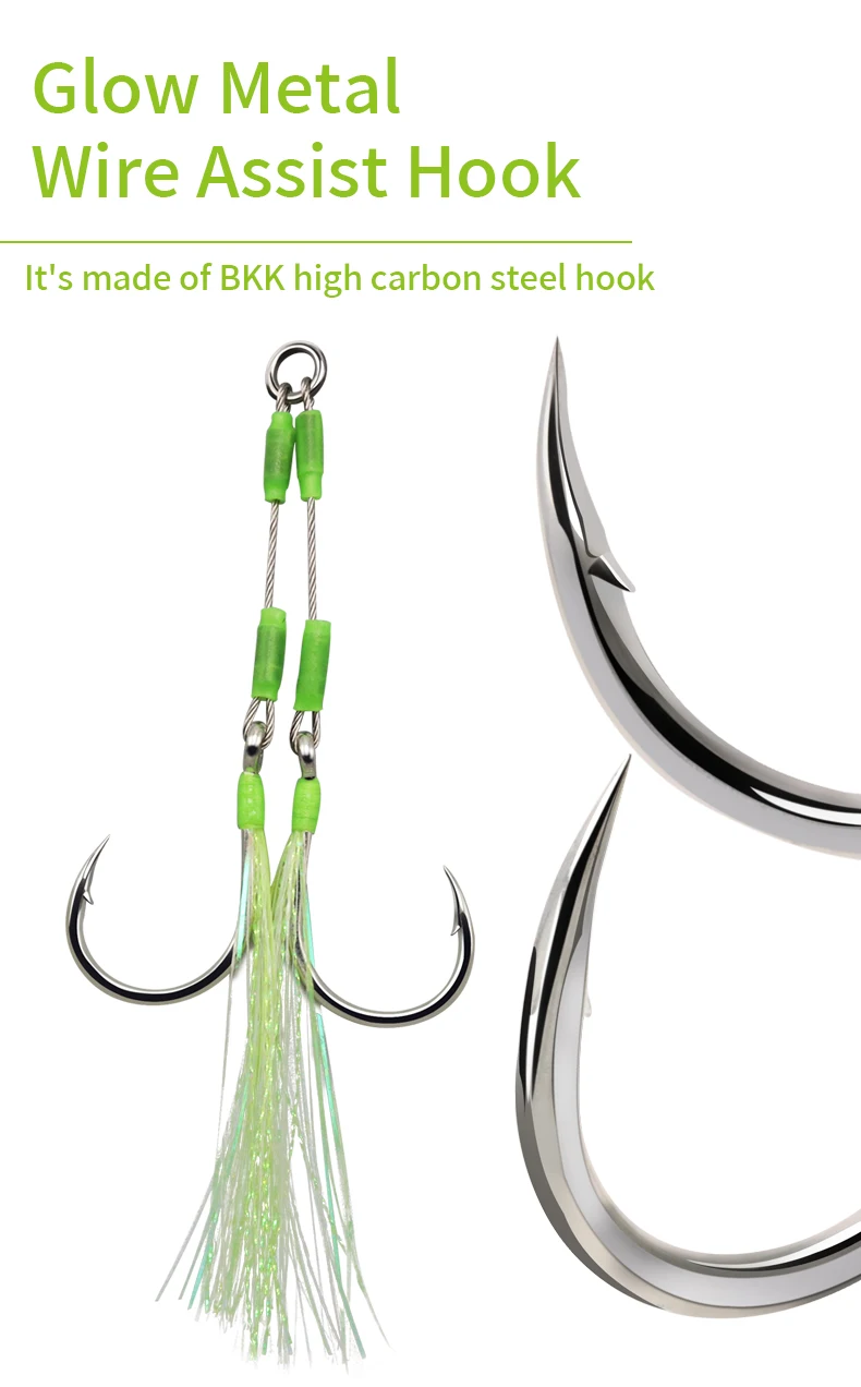 Anzuelo Jigging ZYZHE en primer plano