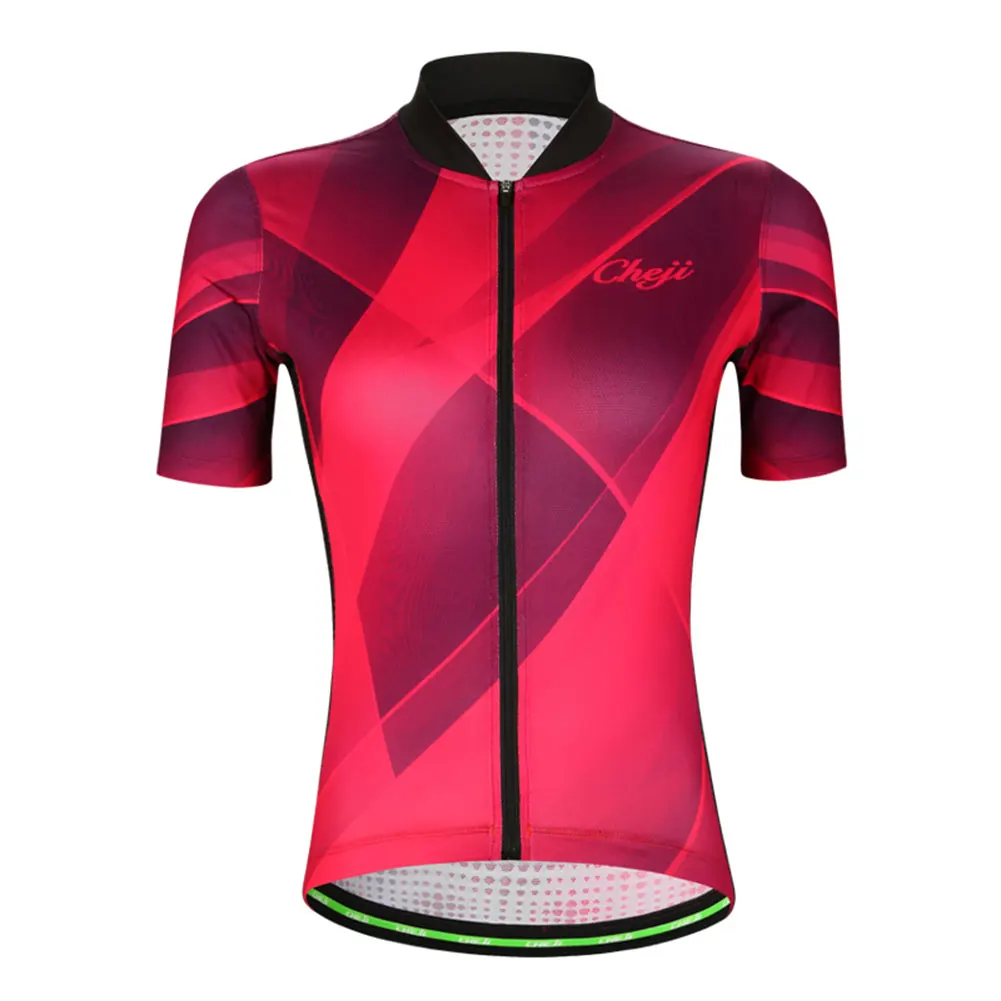 Jersey de ciclismo de manga corta para mujer, secado rápido - imagen 2