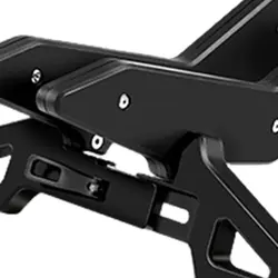 Soporte portátil antideslizante para bicicleta con reposapiés ajustable