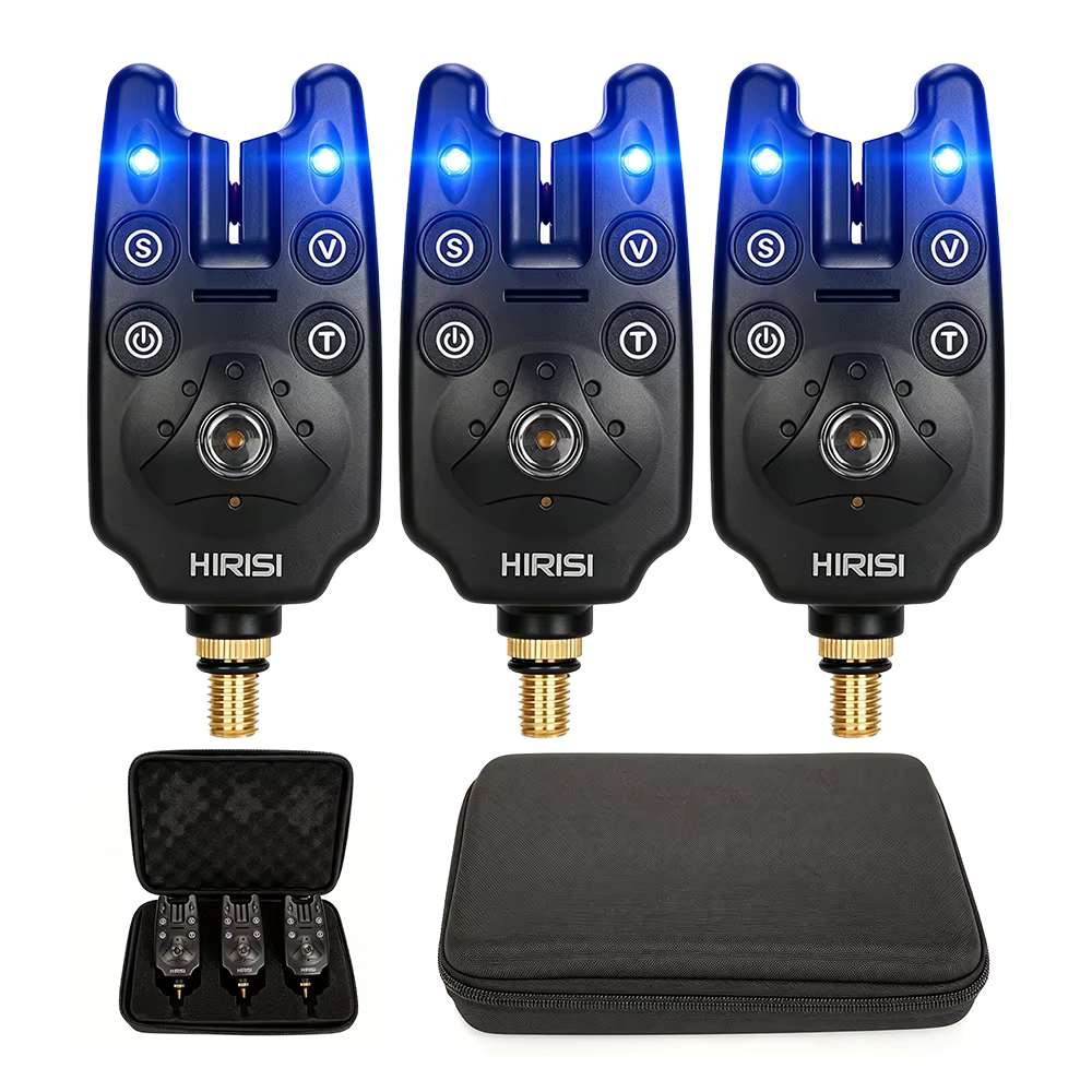 Detector de Picadas Carpa Hirisi con Flash LED y Volumen Ajustable - imagen 3