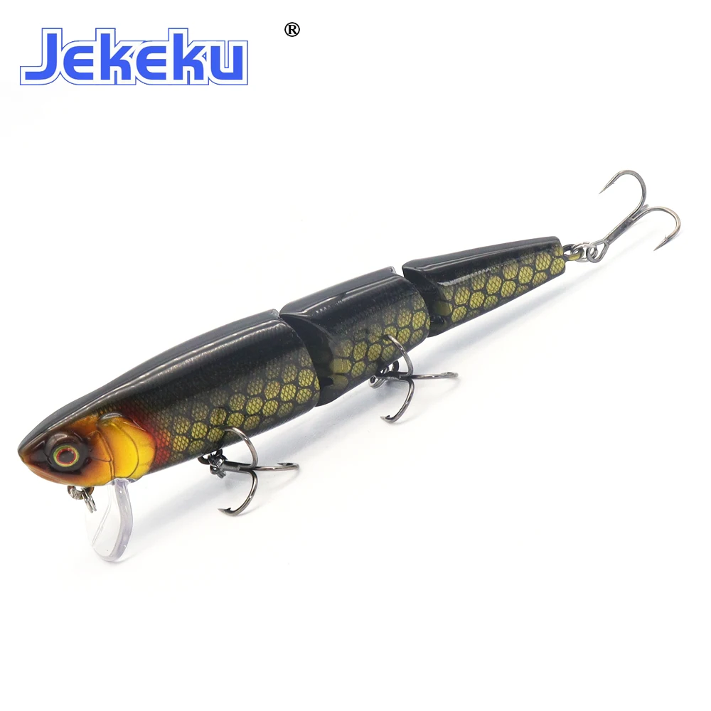 JEKEKU Swimbait articulado Minnow hundimiento para trucha y lucio - imagen 4
