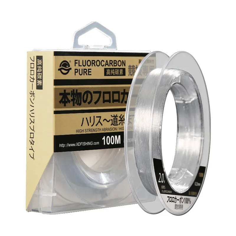 Fluorocarbono de baja elasticidad y alta tensión para rocas