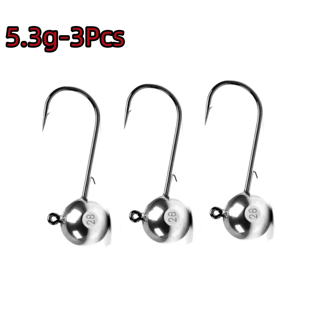 Anzuelo jig head de tungsteno para vinilo – gusano suave - imagen 2
