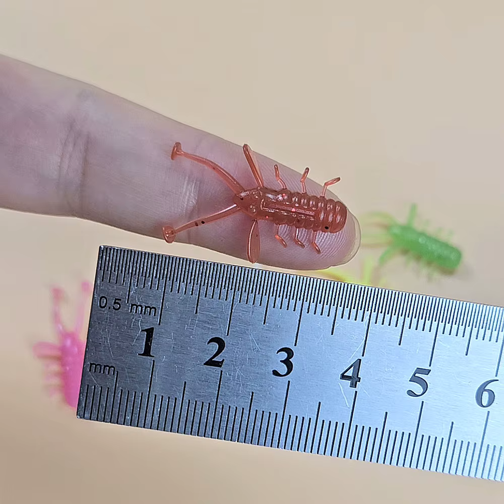 Señuelos blandos de micro larva TPR para drop shot y Texas rig - imagen 5
