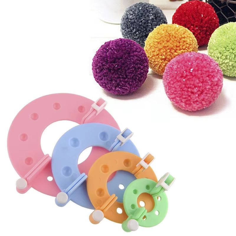 Kit de telar para tejer pompones - Manualidades DIY para niños