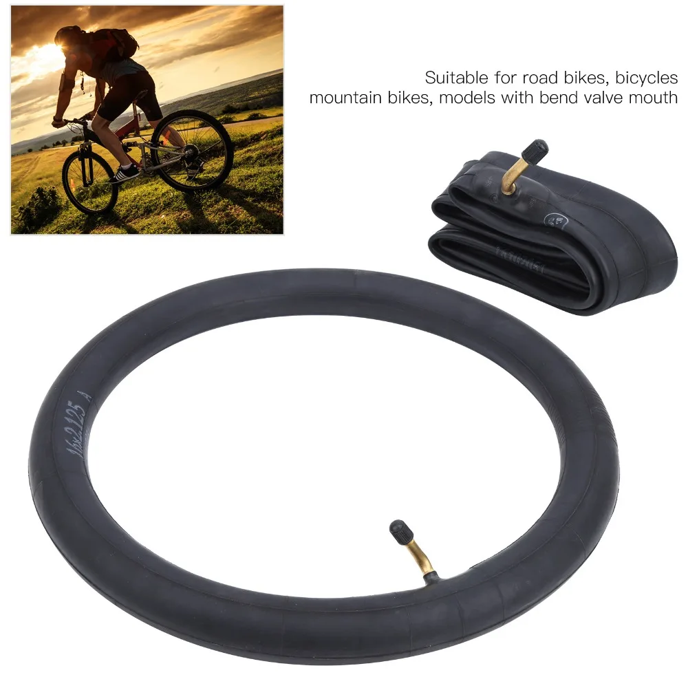 Tubo interior butilo con válvula curva para bicicleta resistente - imagen 5