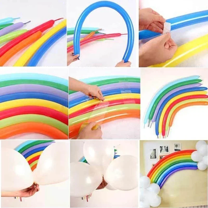 Globos arcoíris esféricos para decoración de bodas y cumpleaños - imagen 5