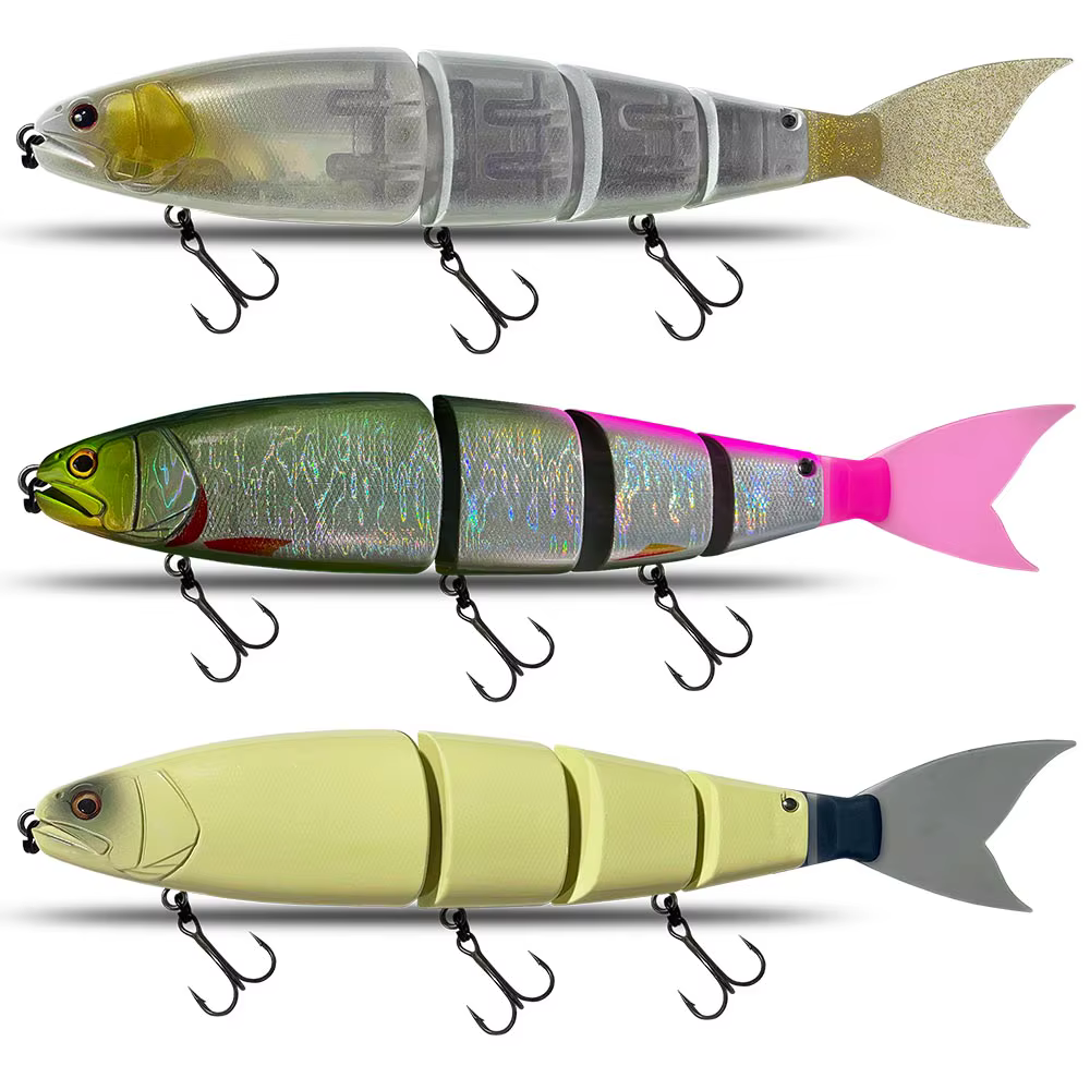 Señuelo articulado Pececillo 300mm – Cebopara Lúcio flotante/hundimiento - imagen 5