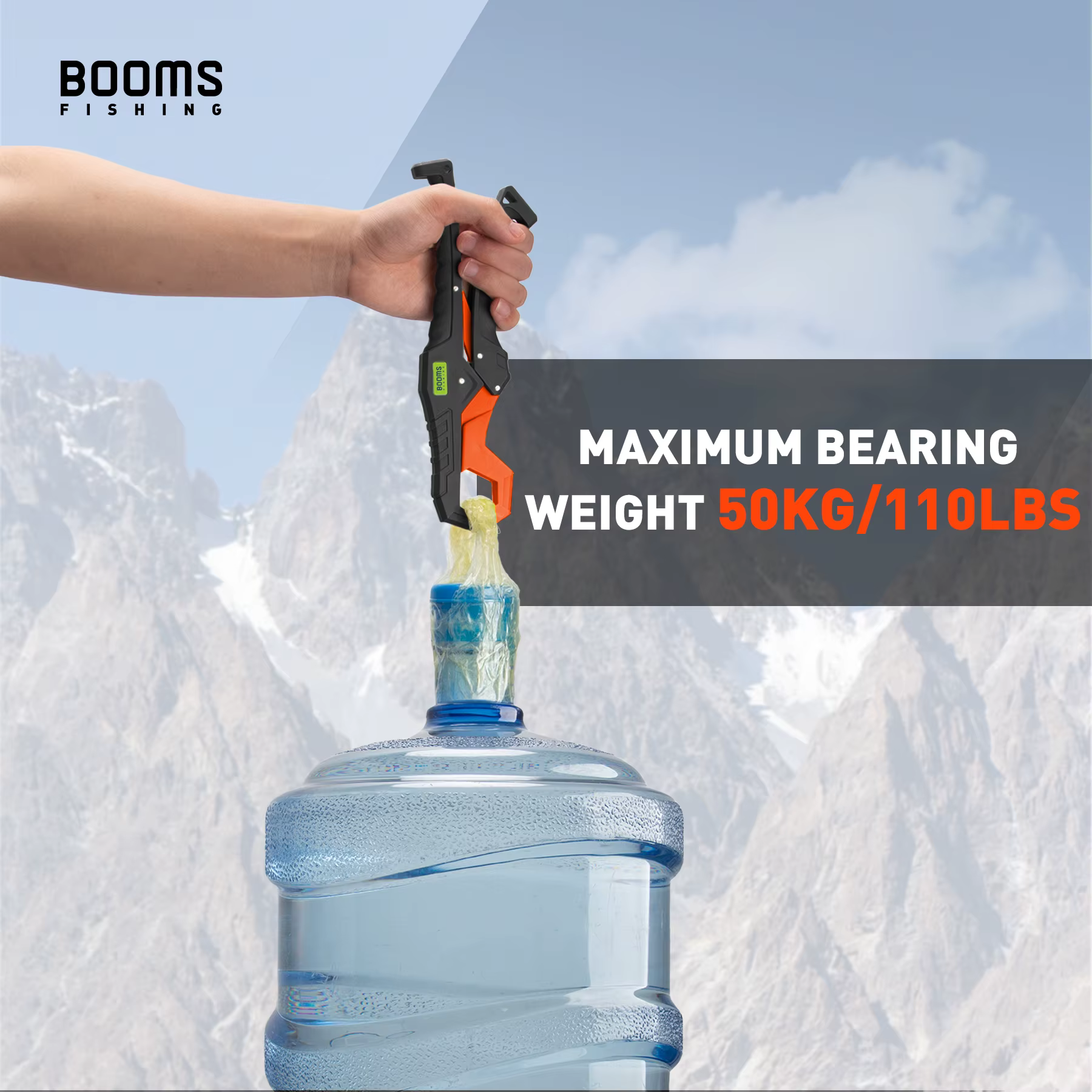 Pinza de Labio Booms Fishing 24cm – Salada con Cordón - imagen 3